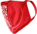 Big Boy Kappa Alpha Psi Divine 9 Printed Face Mask w/Filter Pocket [Crimson Red - One Size - Pack of 3]