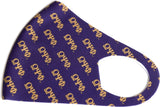 Big Boy Omega Psi Phi Divine 9 S2 Summer Poly Fashion Face Mask [Purple]
