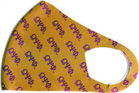 Big Boy Omega Psi Phi Divine 9 S2 Summer Poly Fashion Face Mask [Gold]
