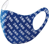 Big Boy Zeta Phi Beta Divine 9 S2 Summer Poly Fashion Face Mask [Royal Blue]