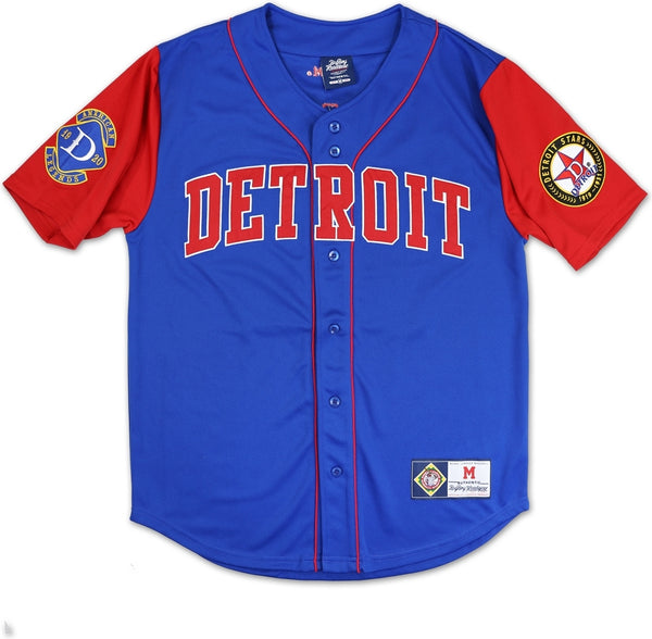 Big Boy Detroit Stars Legacy S4 Mens Baseball Jersey [Royal Blue]