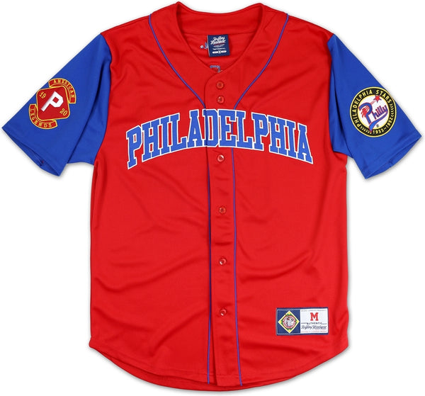 Big Boy Philadelphia Stars Legacy S4 Mens Baseball Jersey [Red]