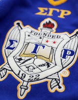 Big Boy Sigma Gamma Rho Divine 9 S4 Ladies V-Neck Sweater [Royal Blue]