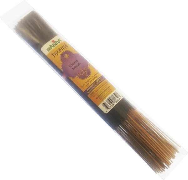 Madina China Musk Scented Fragrance Incense Stick Bundle [Brown]
