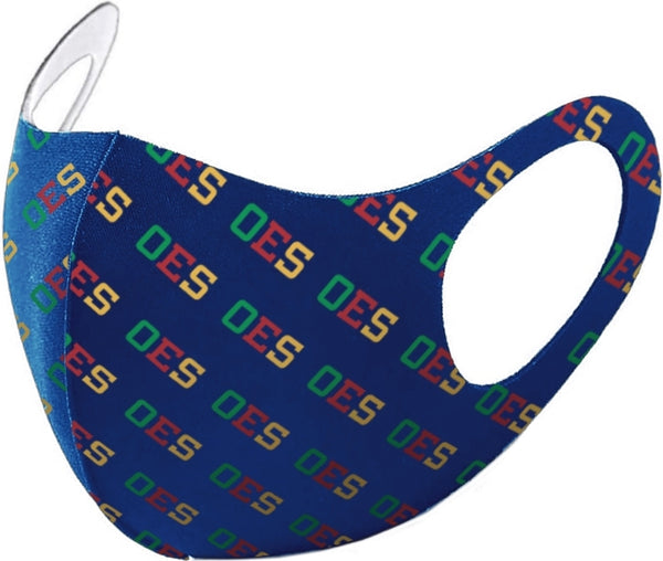 Big Boy Eastern Star Divine S1 Summer Breathable 3-D Face Mask [Royal Blue]