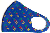 Big Boy Eastern Star Divine S1 Summer Breathable 3-D Face Mask [Royal Blue]