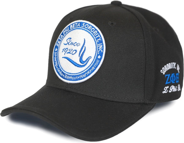 Big Boy Zeta Phi Beta Divine 9 S153 Ladies Cap [Black]