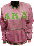 Buffalo Dallas Alpha Kappa Alpha Windbreaker Pullover Jacket [Pink]