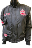Buffalo Dallas Delta Sigma Theta Bomber Flight Jacket [Black]