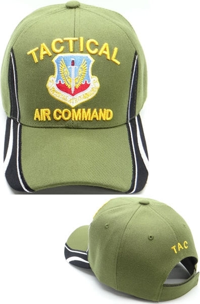 Tactical Air Command Edge Design Mens Cap [Olive Green]