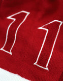 Big Boy Kappa Alpha Psi Divine 9 S4 Mens V-Neck Heavy Sweater [Crimson Red]