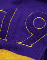Big Boy Omega Psi Phi Divine 9 S4 Mens V-Neck Heavy Sweater [Purple]