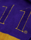 Big Boy Omega Psi Phi Divine 9 S4 Mens V-Neck Heavy Sweater [Purple]