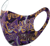 Big Boy Alcorn State Braves S1 Summer Poly Fashion Face Mask [Purple]