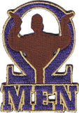 Omega Psi Phi Que Men Iron-On Patch [Purple]