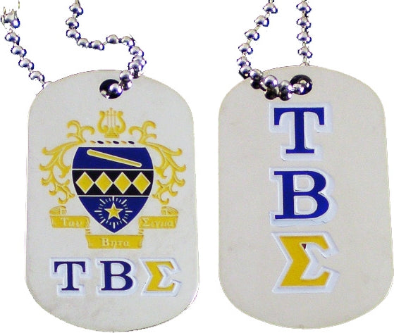 Tau Beta Sigma Double Sided Dog Tag [Silver]