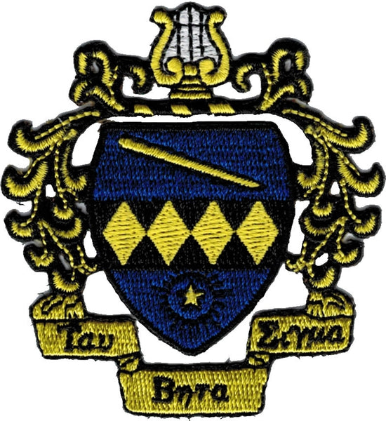 Tau Beta Sigma Crest Iron-On Patch [Gold]