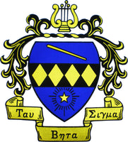 Tau Beta Sigma Crest Iron-On Patch [Gold]
