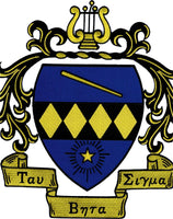 Tau Beta Sigma Crest Iron-On Patch [Gold]