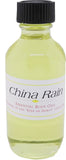 China Rain Scented Body Oil Fragrance [Gold - 2 oz. - Clear Glass - Regular Cap]