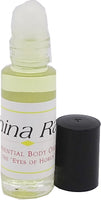 China Rain Scented Body Oil Fragrance [Gold - 1/8 oz. - Clear Glass - Roll-On]