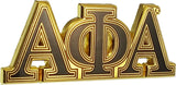 Alpha Phi Alpha Big Letter Lapel Pin [Gold]