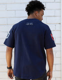 Big Boy Dayton Marcos Centennial Heritage Mens Baseball Jersey [Navy Blue]
