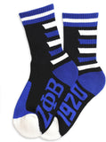 Big Boy Zeta Phi Beta Divine 9 S3 Athletic Ladies Socks [Black]