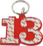 Delta Sigma Theta Line #13 Key Chain [Red]