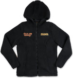 Big Boy Florida A&M Rattlers Sherpa Zip Up Ladies Hoodie [Black]