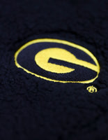 Big Boy Grambling State Tigers Sherpa Zip Up Ladies Hoodie [Black]
