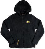 Big Boy Grambling State Tigers Sherpa Zip Up Ladies Hoodie [Black]