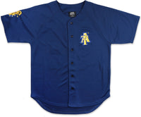 Big Boy North Carolina A&T Aggies Mens Baseball Jersey [Navy Blue]