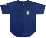 Big Boy North Carolina A&T Aggies Mens Baseball Jersey [Navy Blue]