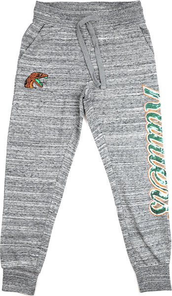 Big Boy Florida A&M Rattlers S2 Ladies Jogger Sweatpants [Grey]