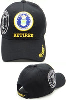 Air Force Retired Shadow Mens Cap [Baseball Cap - Black]