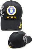Air Force Retired Shadow Mens Cap [Baseball Cap - Black]