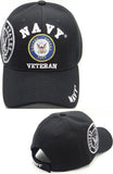 Navy Veteran Shadow Mens Cap [Baseball Cap - Black]
