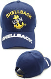 US Navy Shellback Shadow Mens Cap [Baseball Cap - Navy Blue]