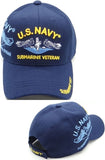 U.S. Navy Submarine Veteran Shadow Mens Cap [Baseball Cap - Navy Blue]