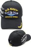 U.S. Navy Submarine Veteran Shadow Mens Cap [Baseball Cap - Black]