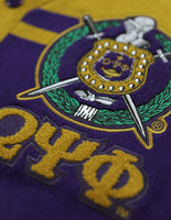 Big Boy Omega Psi Phi Divine 9 S7 Mens Heavy Sweater [Purple]
