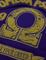 Big Boy Omega Psi Phi Divine 9 S7 Mens Heavy Sweater [Purple]