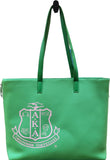Buffalo Dallas Alpha Kappa Alpha Expandable Tote Bag [Green]