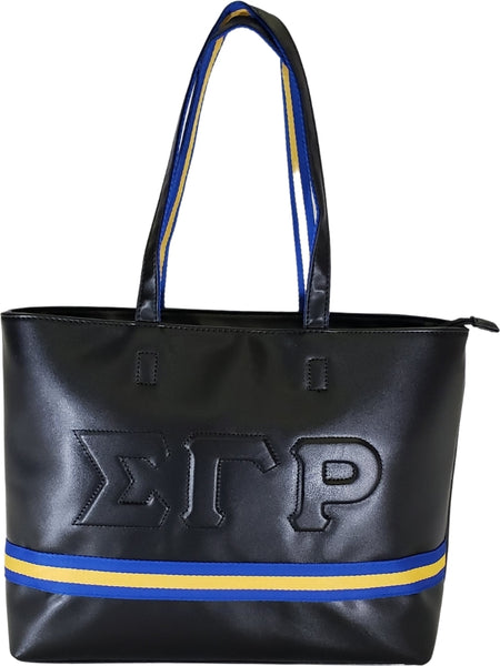 Buffalo Dallas Sigma Gamma Rho Embossed Tote [Black]
