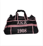 Buffalo Dallas Alpha Kappa Alpha 2 Piece Travel Bag Bundle [Black]