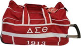 Buffalo Dallas Delta Sigma Theta 3 Piece Travel Bag Bundle With Shoe Bag [Red]