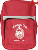 Buffalo Dallas Delta Sigma Theta 3 Piece Travel Bag Bundle With Shoe Bag [Red]