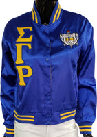 Buffalo Dallas Sigma Gamma Rho Satin Jacket [Blue]