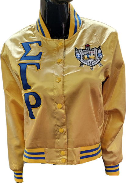 Buffalo Dallas Sigma Gamma Rho Satin Jacket [Gold]